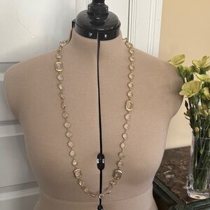 Elegant Gold and Cream Necklace